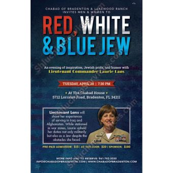 Red, White & Blue Jew Speaker Design