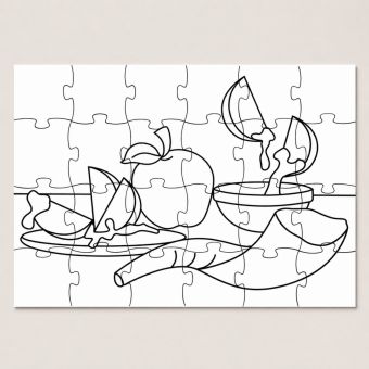 Color Your Own Rosh Hashana Puzzle