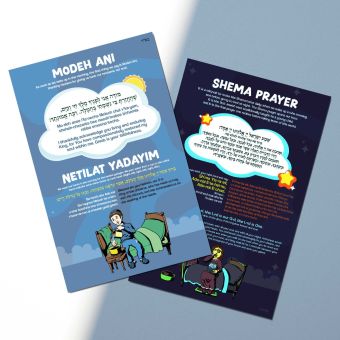 Glow in the Dark Shema & Modeh Ani Card