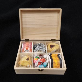 Filled Purim Tea Box - Simple Option