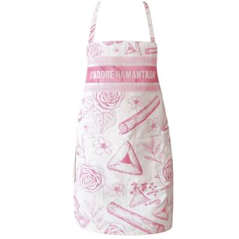 Pink Cotton J'adore Hamantash Aprons (Adults) - Ships from CA