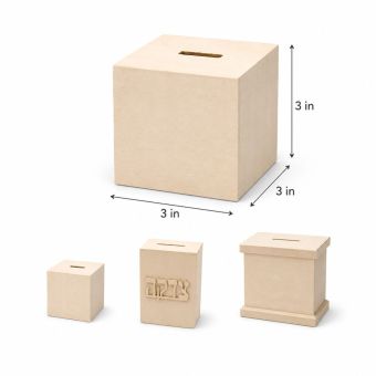 Decorate your own Wooden Tzedakah Box