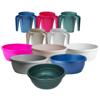 Negel Vasser - Plastic Washing Kvort Cups & Basins
