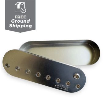 Tin Travel Menorah To Go Container (Lid + Bottom) - FREE SHIPPING