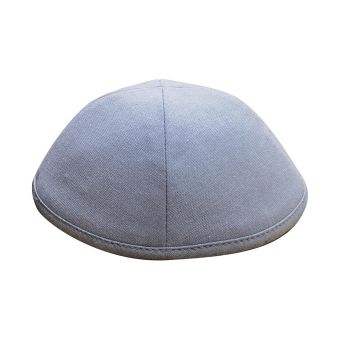 Grey Yarmulka - Size 5